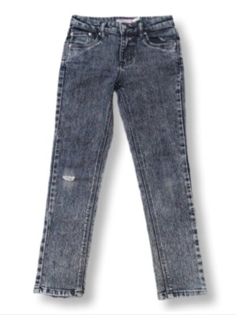 Crest Jeans Distressed Acid Wash Black Slim Denim Girls Size 10